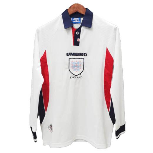 1998 umbro イングランド 長袖 ホーム レプリカ レトロユニフォーム