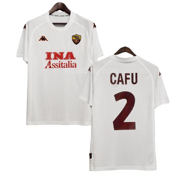 2000-2001 kappa asローマ cafu アウェイ レトロユニフォーム