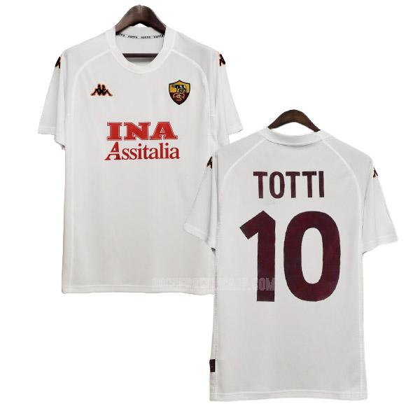 2000-2001 kappa asローマ totti アウェイ レトロユニフォーム