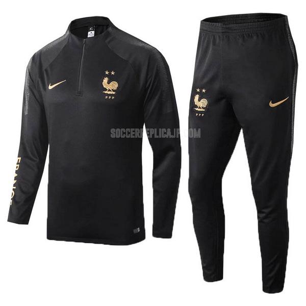 2019-2020 nike フランス ブラック サッカー スウェットシャツ