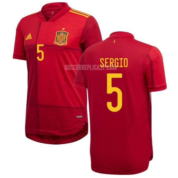 2020-2021 adidas スペイン sergio ホーム レプリカ ユニフォーム