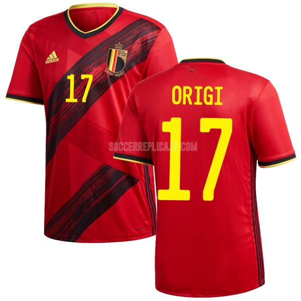 2020-2021 adidas ベルギー origi ホーム レプリカ ユニフォーム