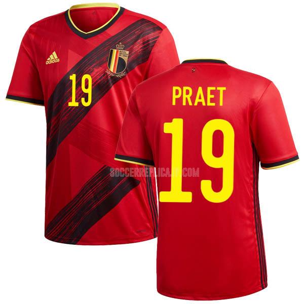 2020-2021 adidas ベルギー praet ホーム レプリカ ユニフォーム