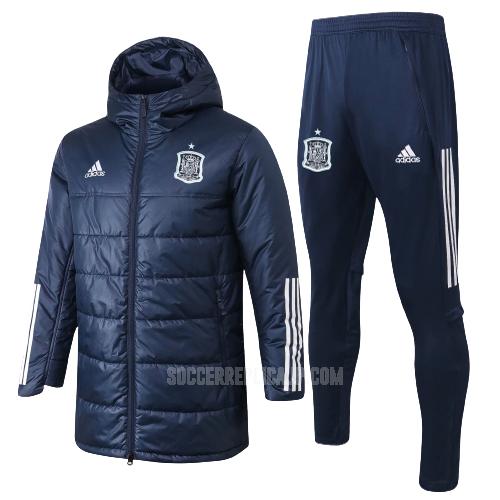 2020-21 adidas スペイン 紺 コットンジャケット