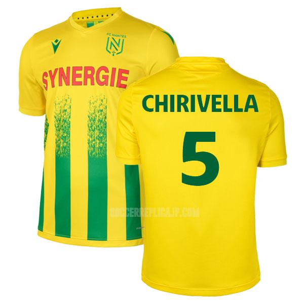 2020-21 macron fcナント chirivella ホーム レプリカ ユニフォーム