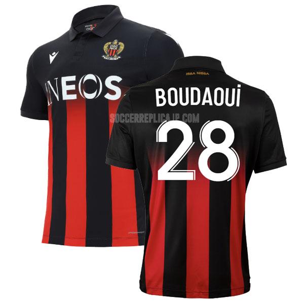 2020-21 macron ogcニース boudaoui ホーム レプリカ ユニフォーム