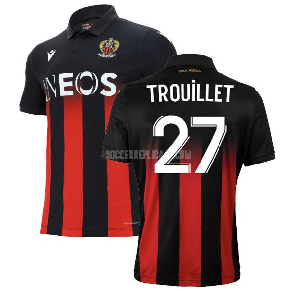 2020-21 macron ogcニース trouillet ホーム レプリカ ユニフォーム