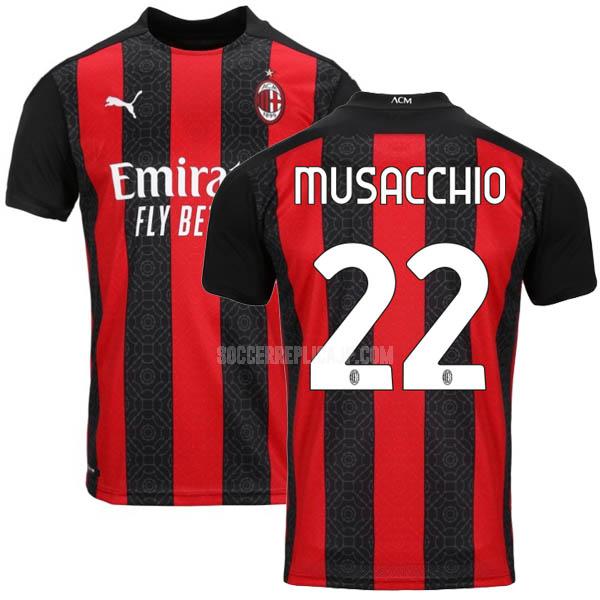 2020-21 puma acミラン musacchio ホーム レプリカ ユニフォーム