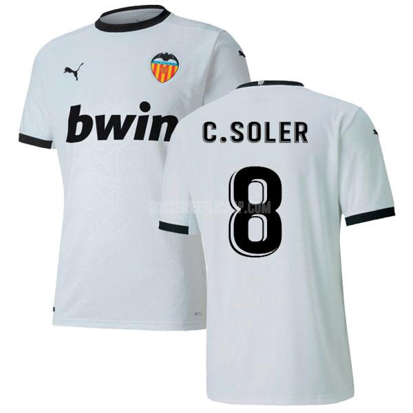 2020-21 puma バレンシアcf carlos soler ホーム レプリカ ユニフォーム