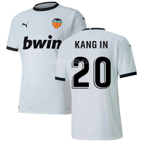 2020-21 puma バレンシアcf kang in ホーム レプリカ ユニフォーム