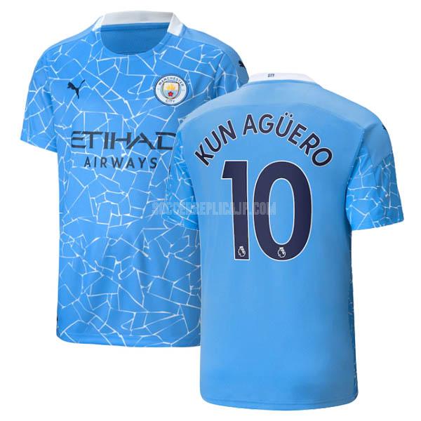 2020-21 puma マンチェスター シティ kun agüero ホーム レプリカ ユニフォーム