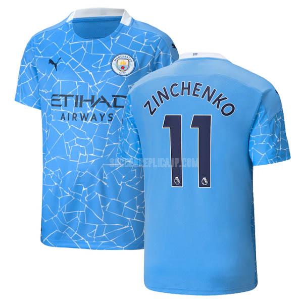 2020-21 puma マンチェスター シティ zinchenko ホーム レプリカ ユニフォーム