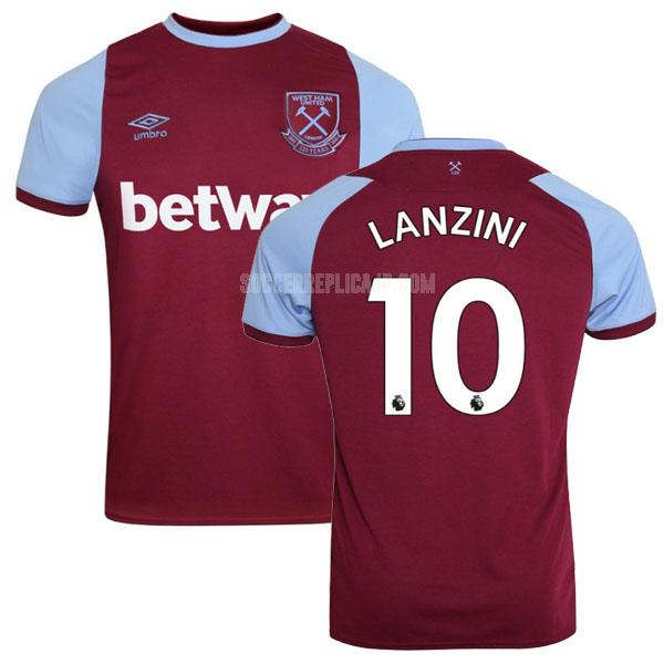 2020-21 umbro ウェストハム ユナイテッド lanzini ホーム レプリカ ユニフォーム