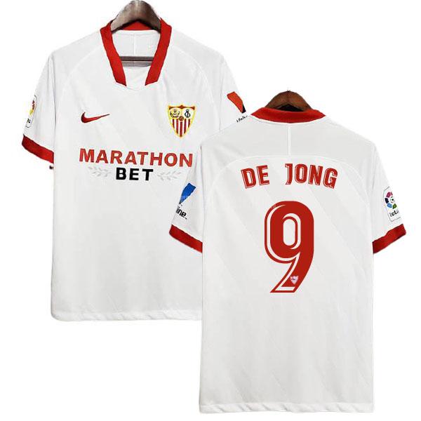 2020-21 ナイキ セビージャfc de jong ホーム レプリカ ユニフォーム