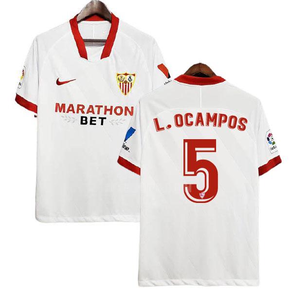 2020-21 ナイキ セビージャfc lucas ocampos ホーム レプリカ ユニフォーム