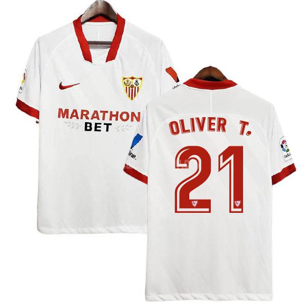 2020-21 ナイキ セビージャfc oliver torres ホーム レプリカ ユニフォーム