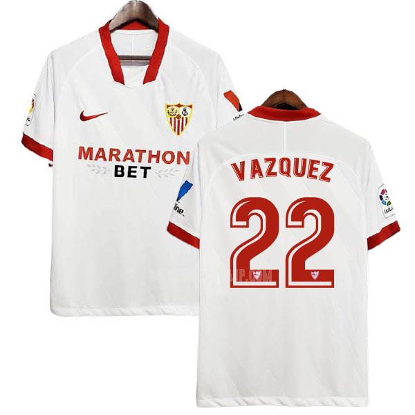 2020-21 ナイキ セビージャfc vazquez ホーム レプリカ ユニフォーム