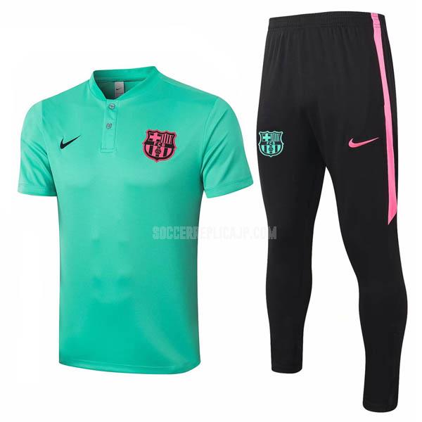 2020 nike fcバルセロナ 緑 ポロシャツセット