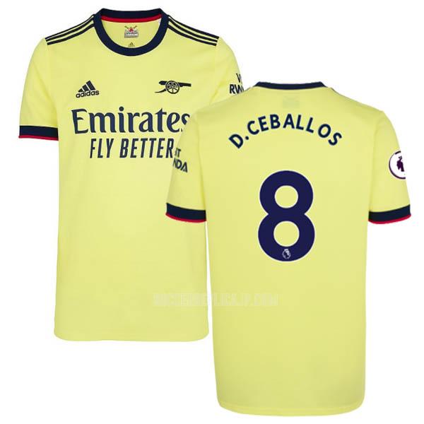 2021-22 adidas アーセナル d.ceballos アウェイ レプリカ ユニフォーム