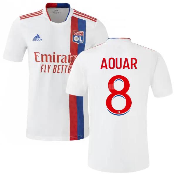 2021-22 adidas オリンピック リヨン aouar ホーム レプリカ ユニフォーム