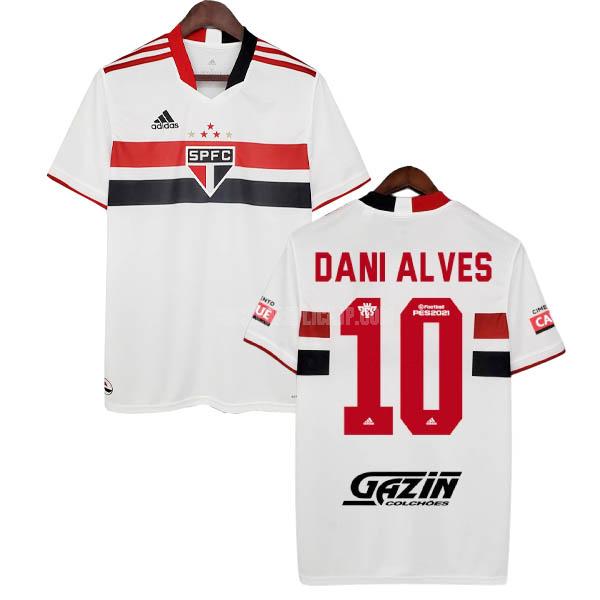 2021-22 adidas サンパウロfc dani alves ホーム レプリカ ユニフォーム