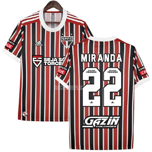 2021-22 adidas サンパウロfc miranda アウェイ ユニフォーム