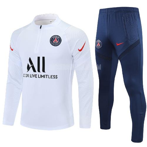 2021-22 air jordan パリ サンジェルマン ジュニア psg1 白い サッカー スウェットシャツ