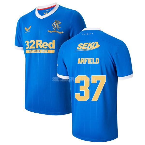 2021-22 castore レンジャーズfc arfield ホーム レプリカ ユニフォーム