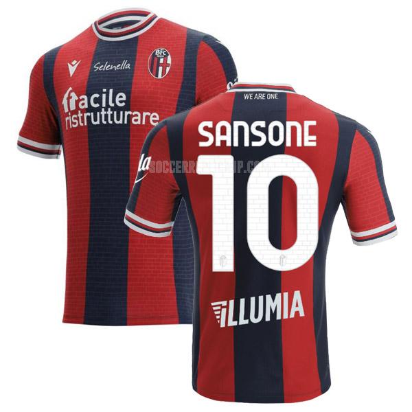 2021-22 macron ボローニャfc sansone ホーム レプリカ ユニフォーム