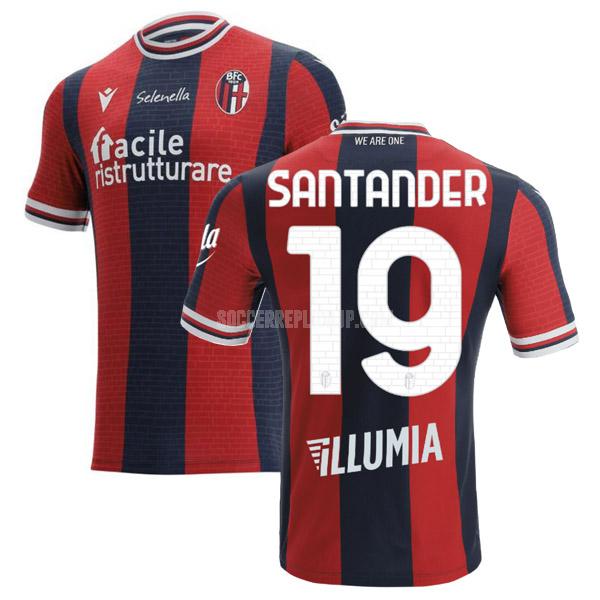 2021-22 macron ボローニャfc santander ホーム レプリカ ユニフォーム