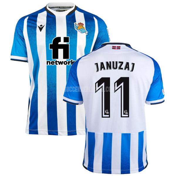 2021-22 macron レアル ソシエダ januzaj ホーム レプリカ ユニフォーム