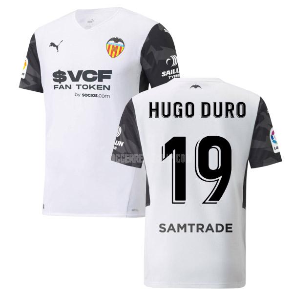 2021-22 puma バレンシアcf hugo duro ホーム レプリカ ユニフォーム