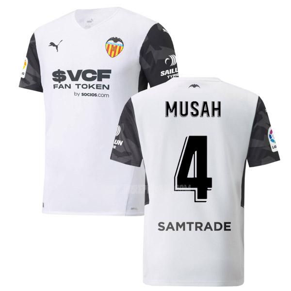 2021-22 puma バレンシアcf musah ホーム レプリカ ユニフォーム