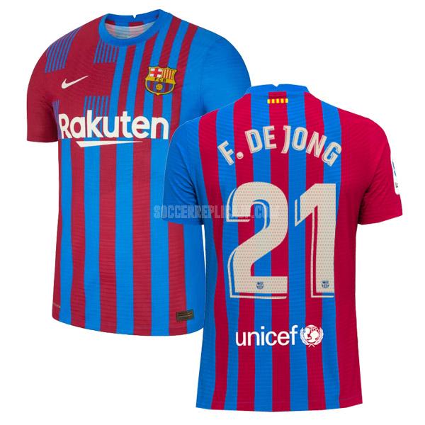 2021-22 ナイキ fcバルセロナ f. de jong ホーム ユニフォーム