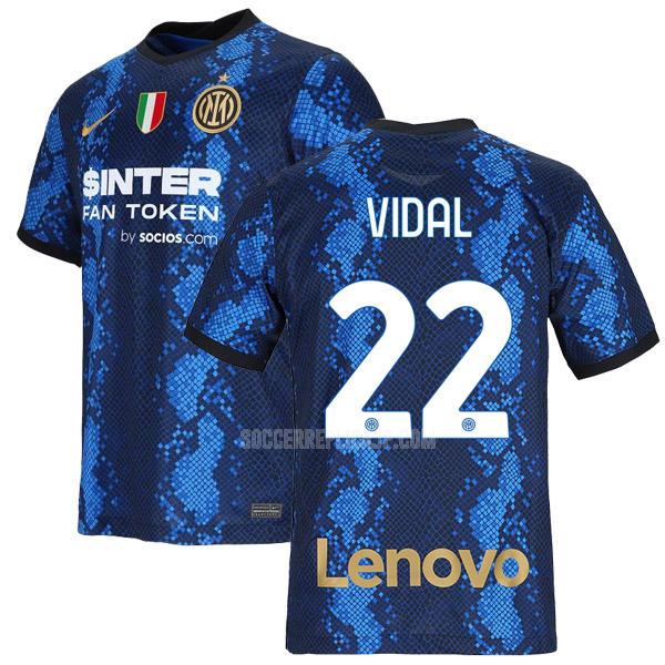 2021-22 ナイキ インテル vidal ホーム レプリカ ユニフォーム