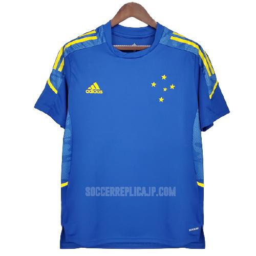 2021 adidas クルゼイロec 青い プラクティスシャツ