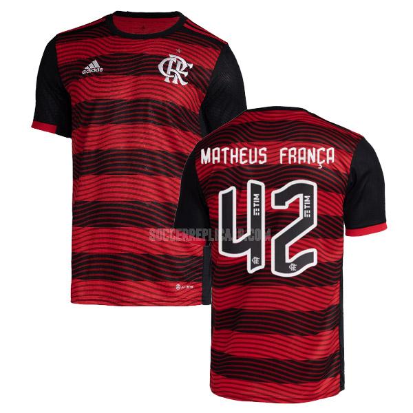 2022-23 adidas crフラメンゴ matheus franca ホーム ユニフォーム