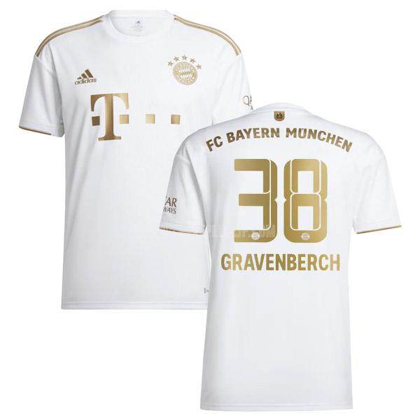 2022-23 adidas バイエルン ミュンヘン gravenberch アウェイ ユニフォーム