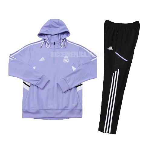 2022-23 adidas レアル マドリッド 22117a1 紫の パーカー