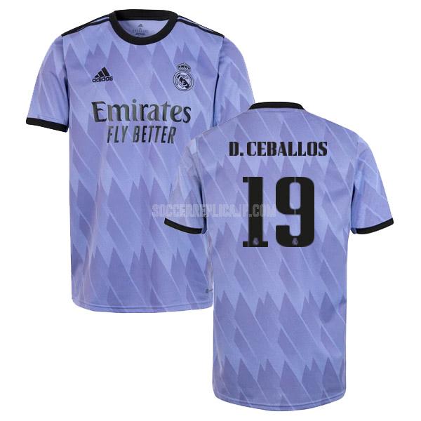 2022-23 adidas レアル マドリッド d.ceballos アウェイ ユニフォーム