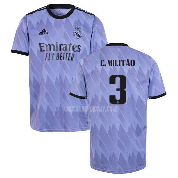 2022-23 adidas レアル マドリッド e.militao アウェイ ユニフォーム