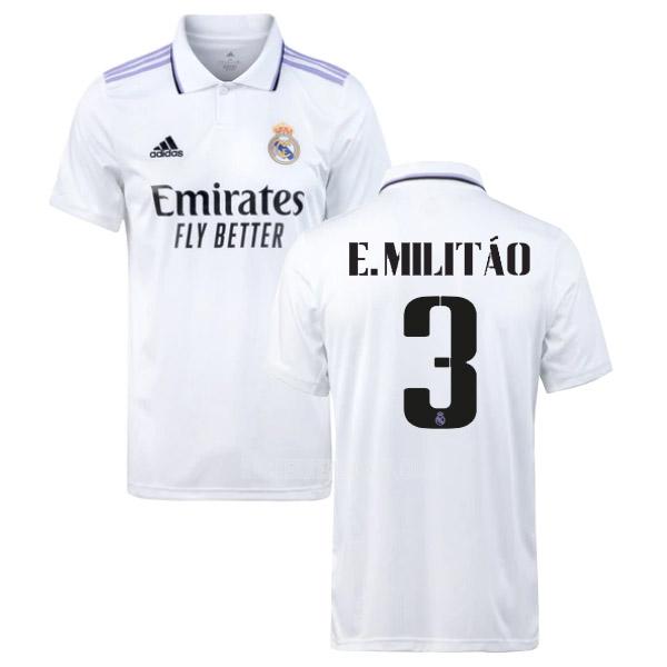 2022-23 adidas レアル マドリッド e.militao ホーム ユニフォーム