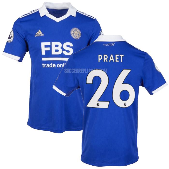 2022-23 adidas レスター シティ praet ホーム ユニフォーム