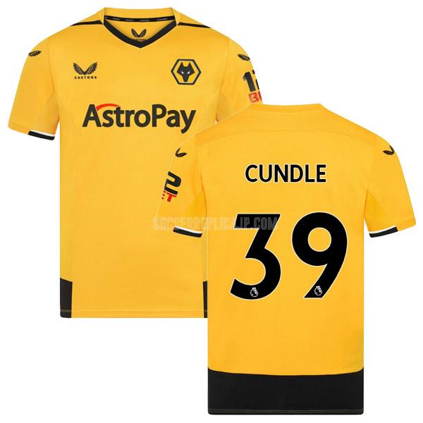 2022-23 hummel ウルヴァーハンプトン ワンダラーズ cundle ホーム ユニフォーム