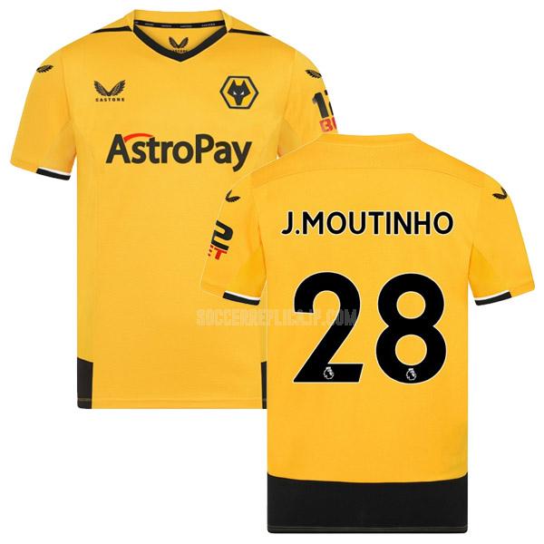 2022-23 hummel ウルヴァーハンプトン ワンダラーズ j.moutinho ホーム ユニフォーム