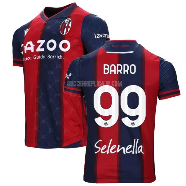 2022-23 macron ボローニャfc barro ホーム ユニフォーム