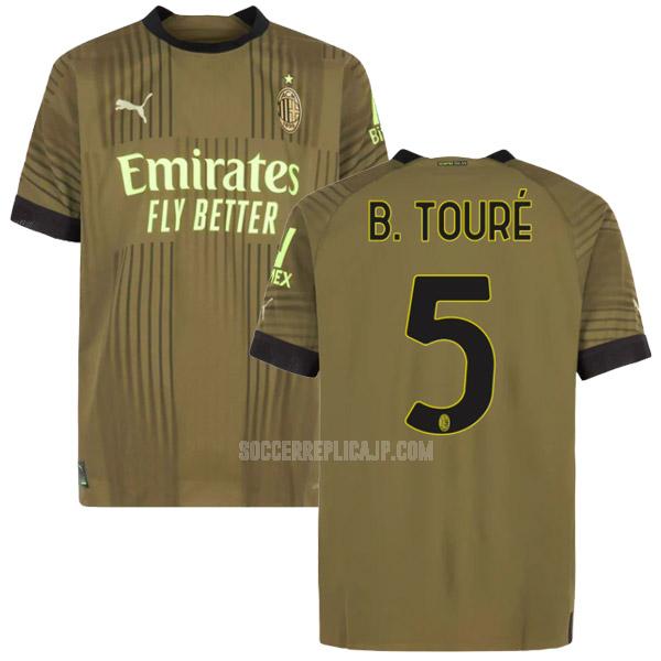 2022-23 puma acミラン b.toure サード ユニフォーム