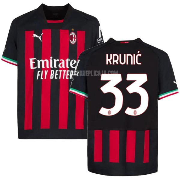 2022-23 puma acミラン krunic ホーム ユニフォーム