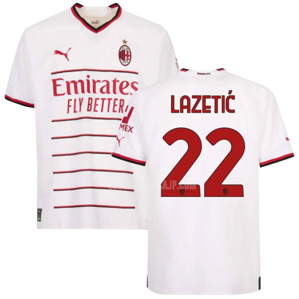 2022-23 puma acミラン lazetic アウェイ ユニフォーム