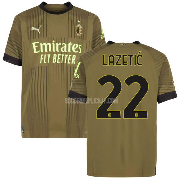 2022-23 puma acミラン lazetic サード ユニフォーム